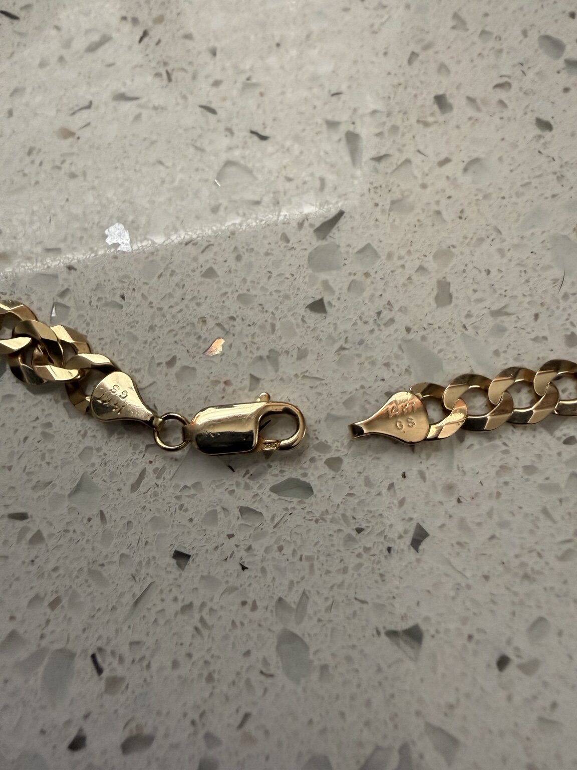 Clasp before repair